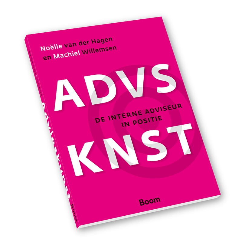 Boek Advieskunst Noëlle van der Hagen en Machiel Willemsen isbn 9789462762923 liggend