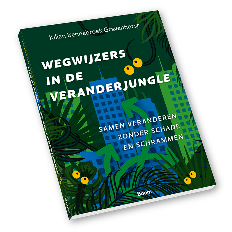 Boek Wegwijzers in de veranderjungle Kilian Bennebroek Gravenhorst isbn 9789024467617 liggend