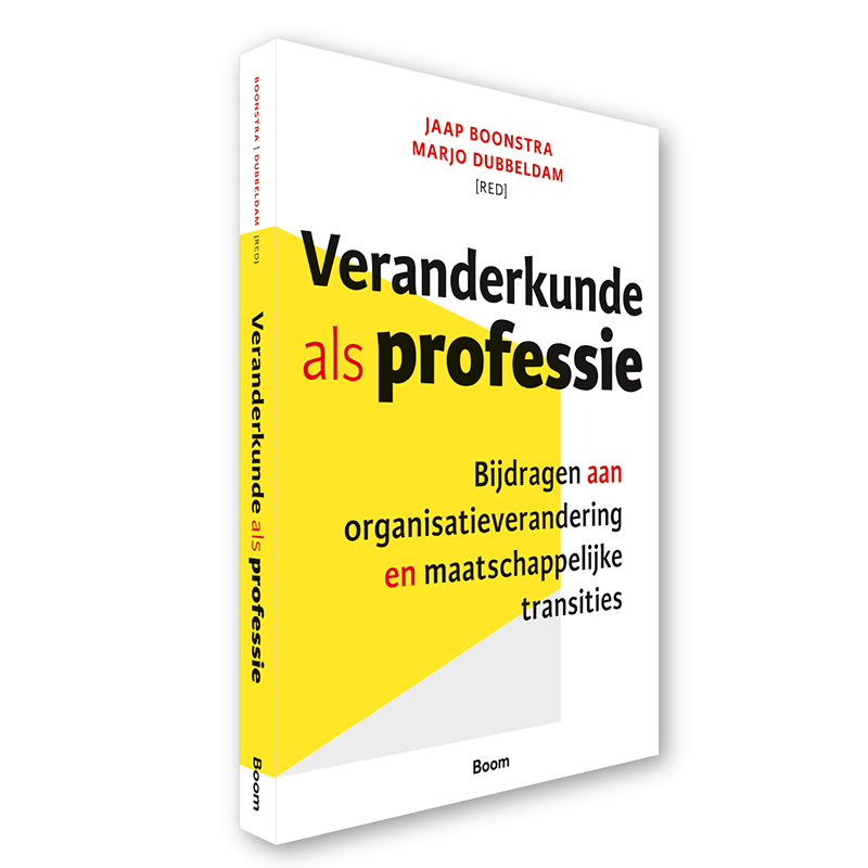 Boek Veranderkunde als professie Jaap Boonstra en Marjo Dubbeldam [Red] isbn 9789024470792 staand